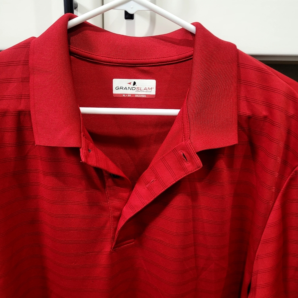 Grand Slam Red men's shirt